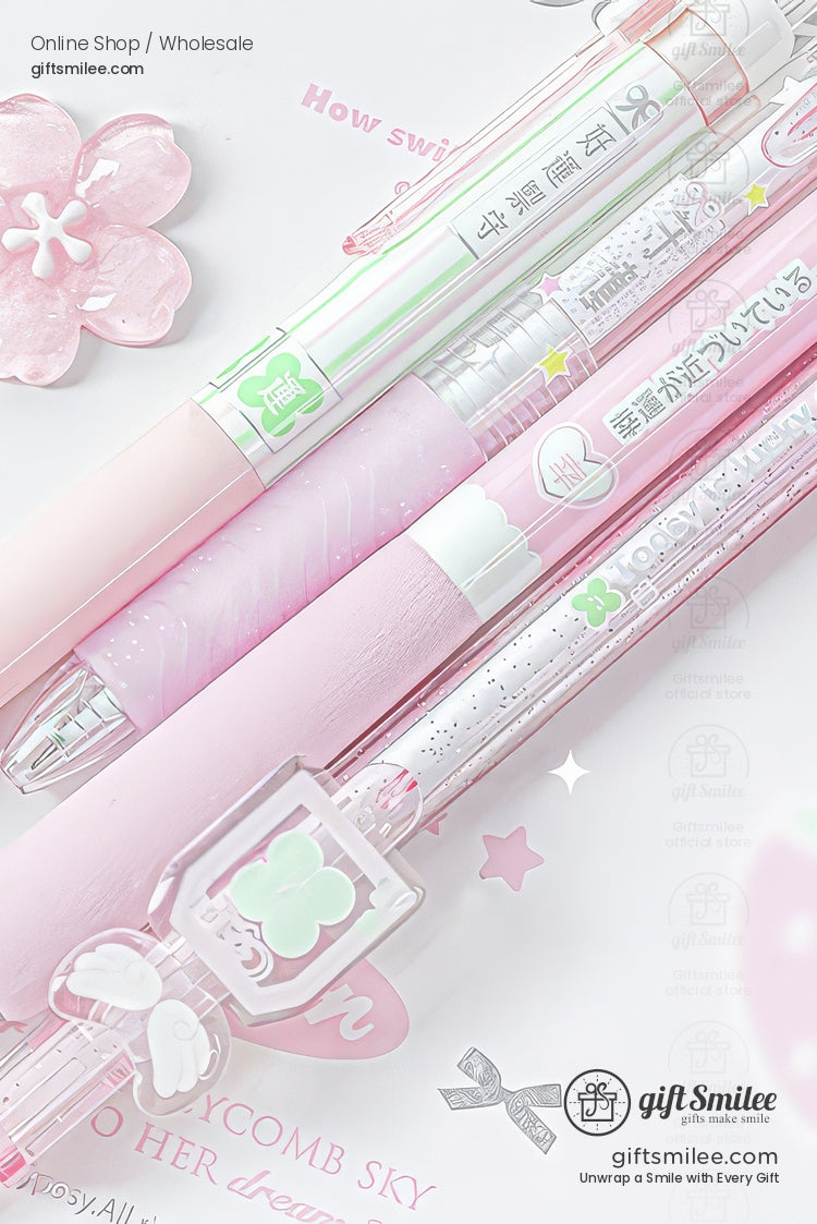 Dual-Scent Quick-Dry 0.5Mm Lavender Set Gel Ink Pen Set | KS-MX-083