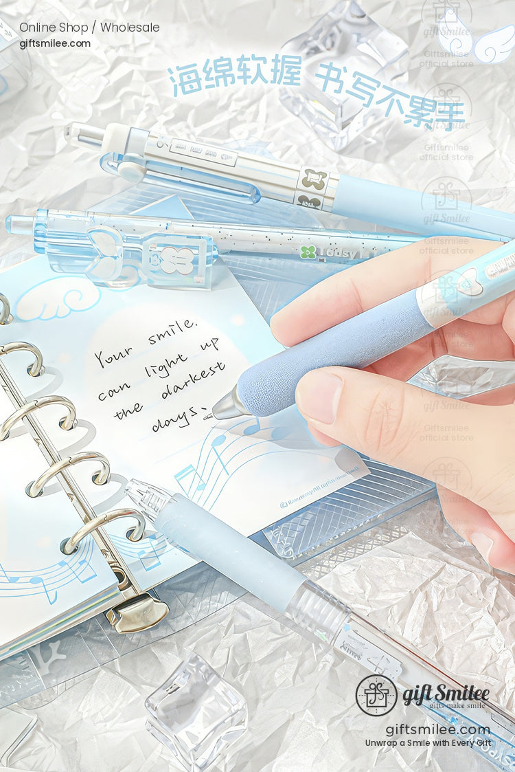 Dual-Scent Quick-Dry 0.5Mm Lavender Set Gel Ink Pen Set | KS-MX-083