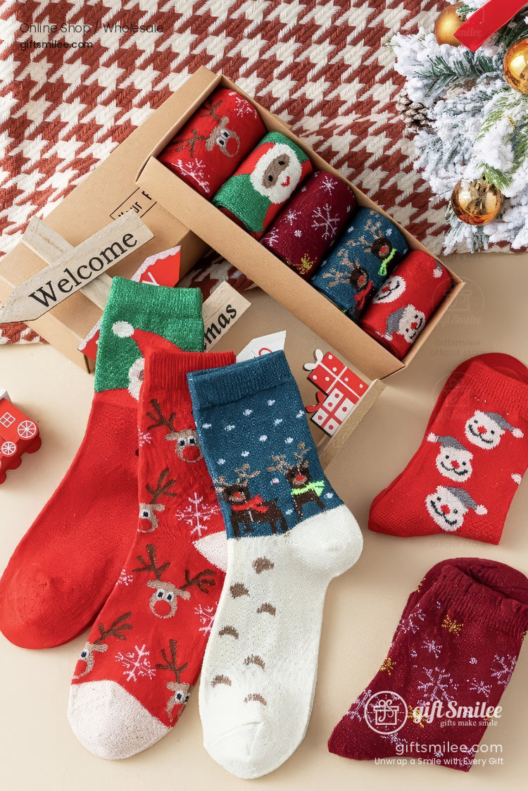 Christmas Women Crew Socks | KS-MX-086