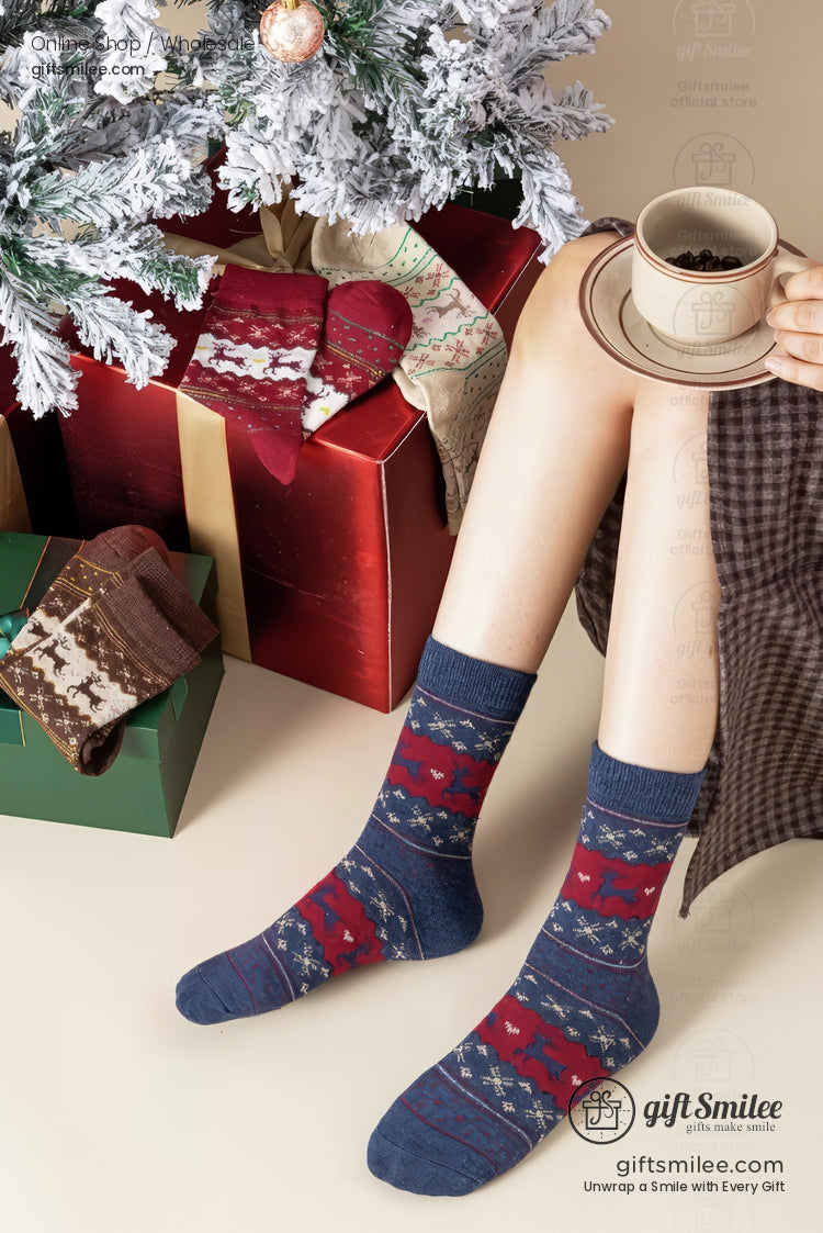 Christmas Women Crew Socks | KS-MX-086