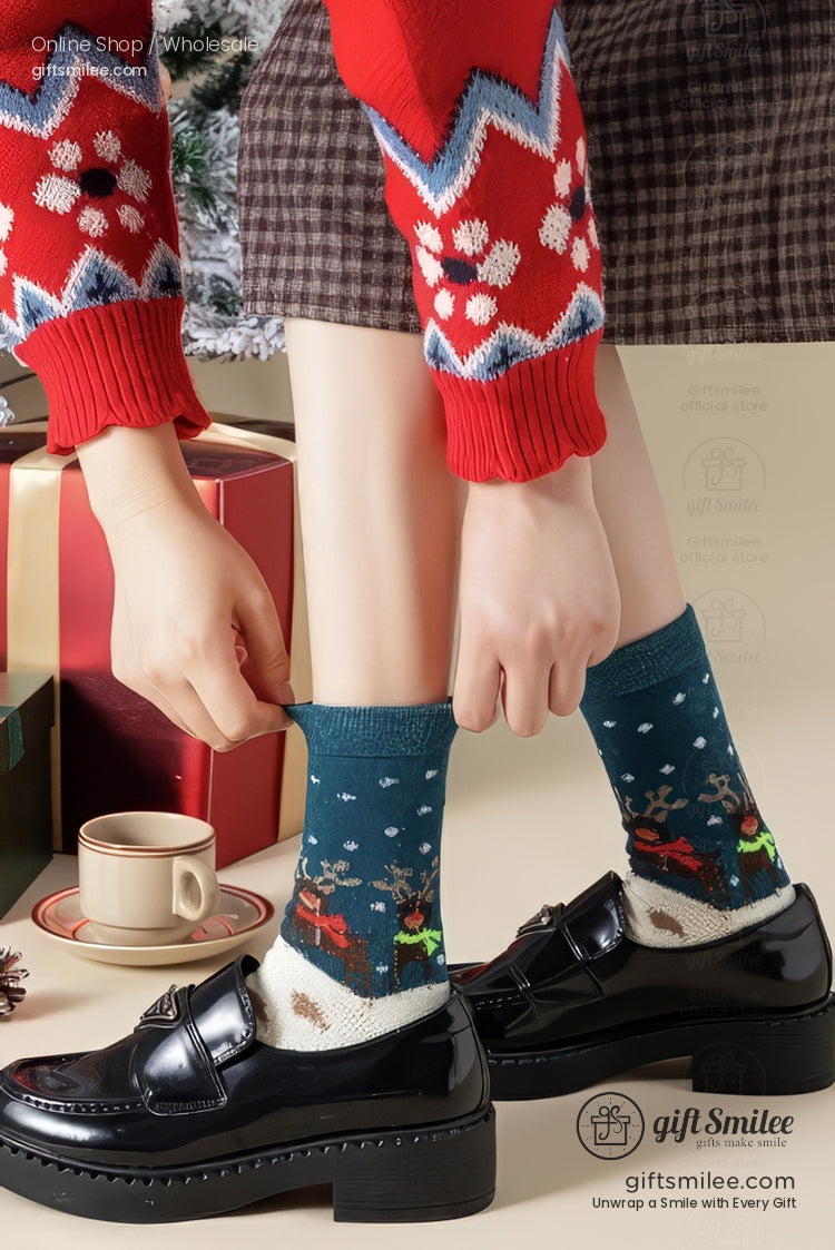 Christmas Women Crew Socks | KS-MX-086
