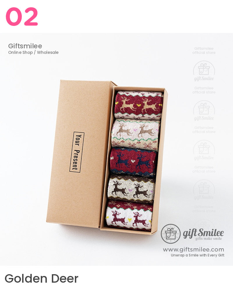 Christmas Women Crew Socks | KS-MX-086