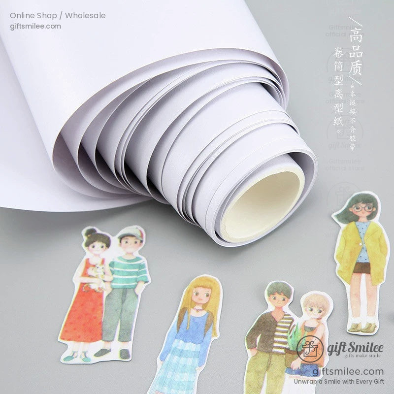 Double-Sided Thick Release Sheets A4, A5, A6 Pre-Punched Sticker Release Paper Sheets | KS-NB-430