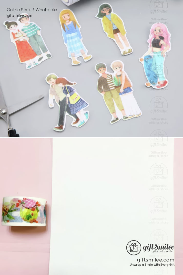 Double-Sided Thick Release Sheets A4, A5, A6 Pre-Punched Sticker Release Paper Sheets | KS-NB-430