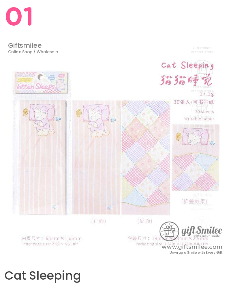 可愛插畫折疊便條 | KS-NP-428 