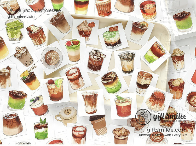 Watercolor Food Illustrations 100 Sheets Note Memo Pads | KS-NP-433