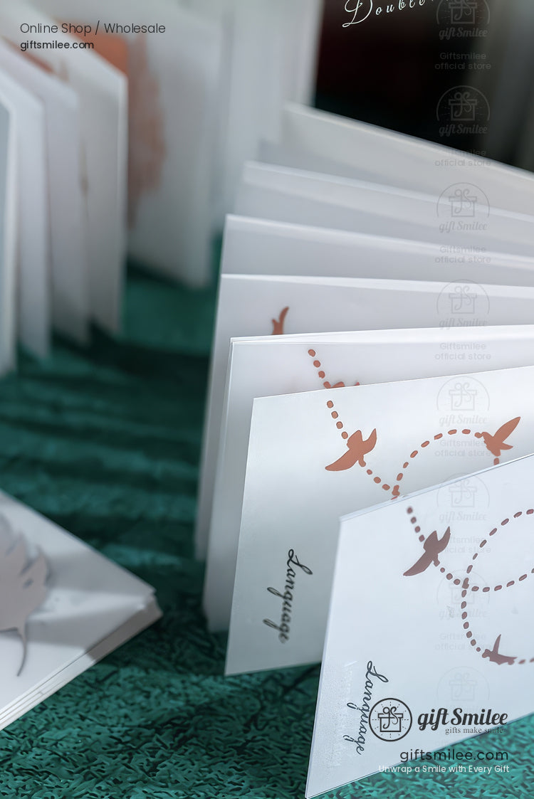 Metallic Foil Illustrated Tear-Off 6 Designs Sticky Notes Memo Pad | KS-NP-434