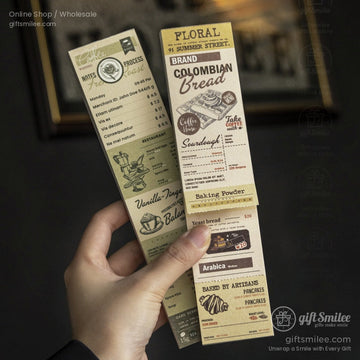 Vintage Kraft Tear-Off Ticket Design Sticky Notes | KS-NP-436