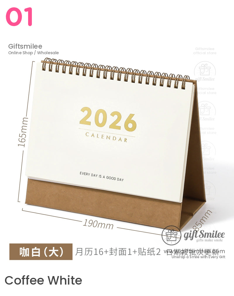 2026 簡約桌曆 | 送給女孩的禮物