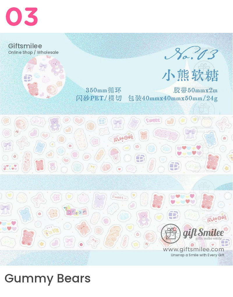 可愛食品模切膠帶 | KS-RT-1650