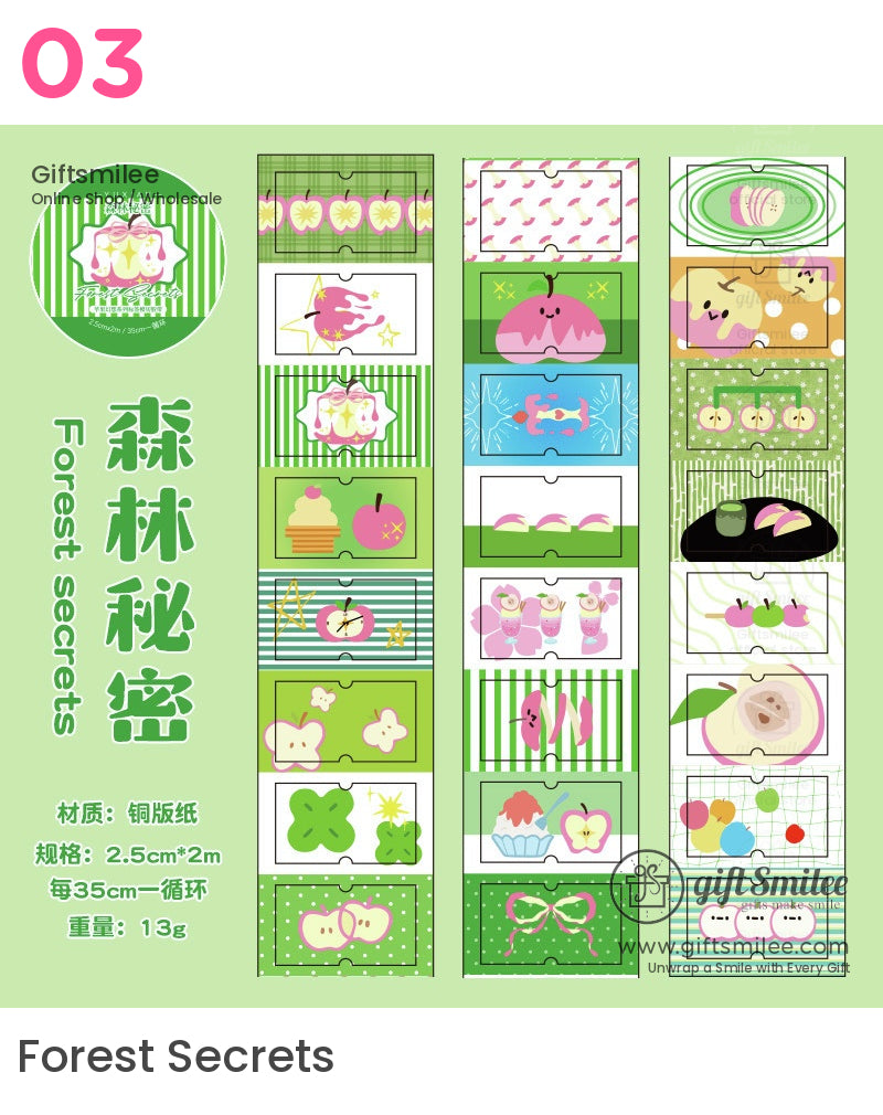 水果紙膠帶模切膠帶 | KS-RT-1662
