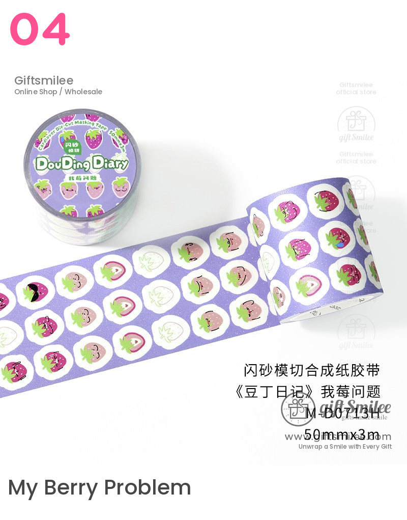 草莓可愛捲膠帶 | KS-RT-1667