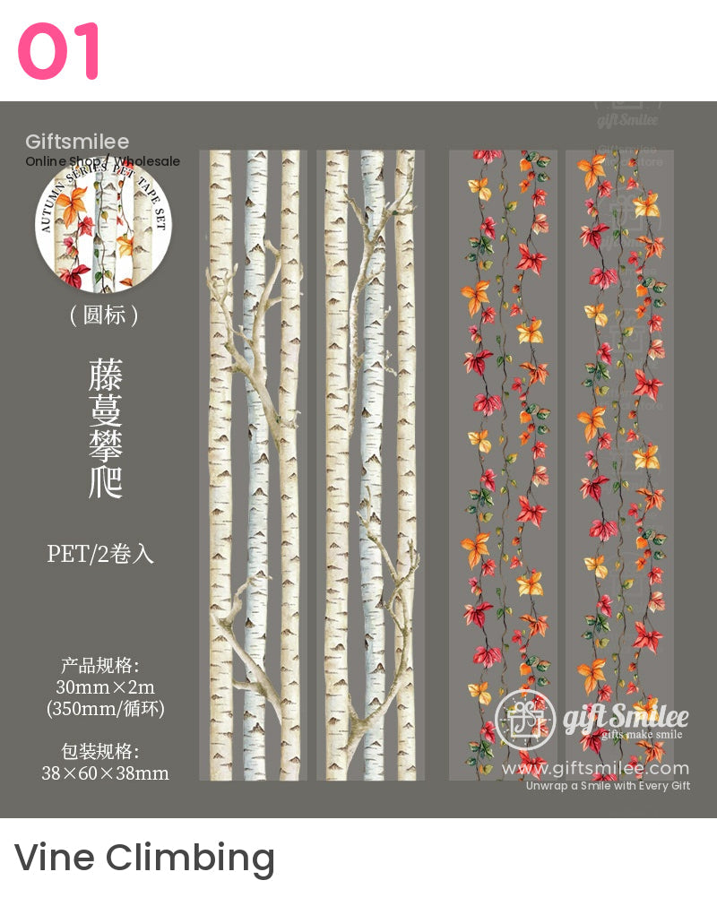 秋色加深PET膠帶 | KS-RT-1698 