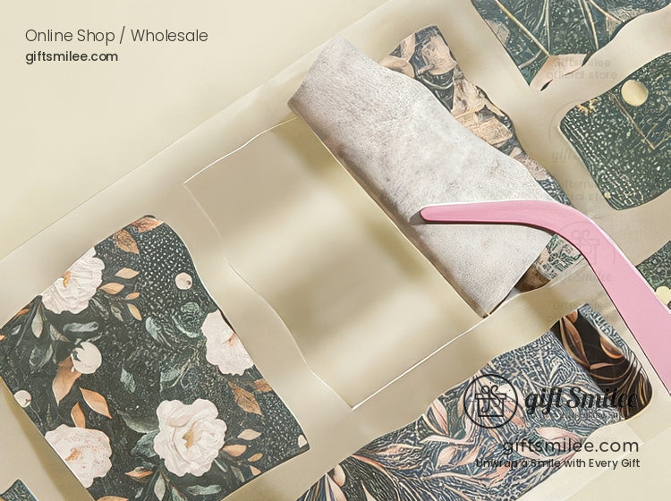 Pet Transparent Pre‑Cut Vintage Collage Decorative Washi Tape Stickers | KS-RT-1727