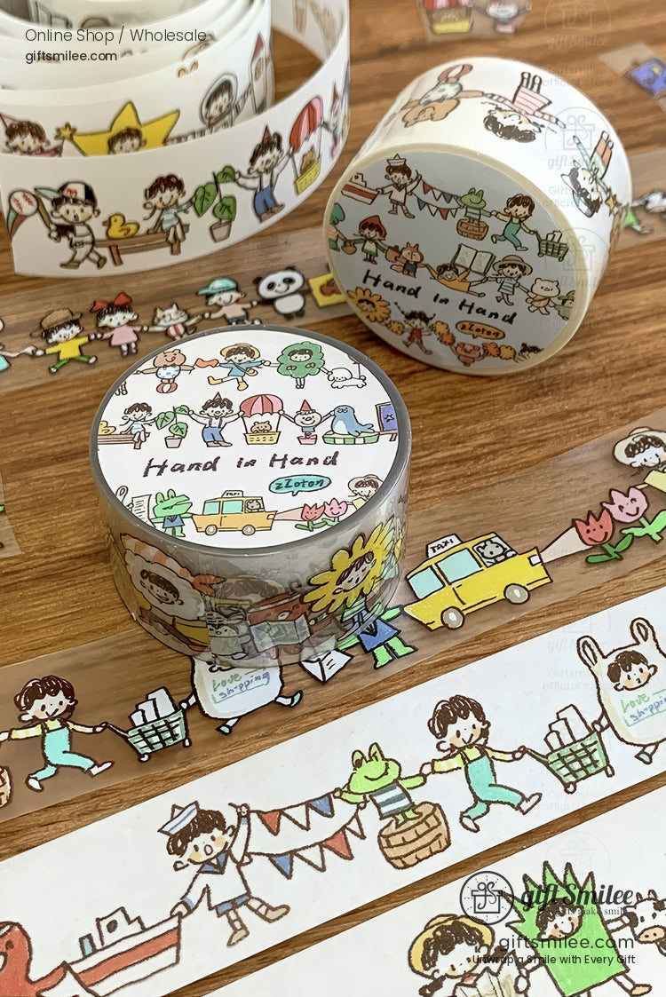 Pencil Man Decorative Tape And Sticker Set | KS-RT-1733