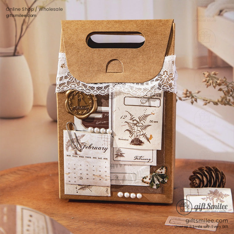 Matte Pet Die‑Cut 40Mm × 2M Vintage Calendar Labels Decorative Washi Tape | KS-RT-1755