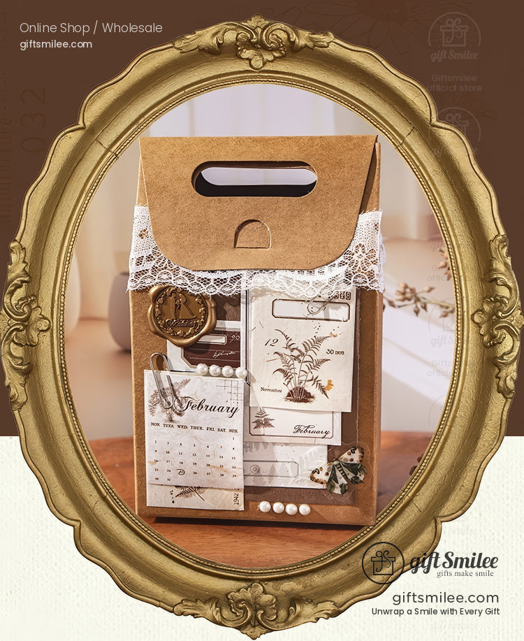 Matte Pet Die‑Cut 40Mm × 2M Vintage Calendar Labels Decorative Washi Tape | KS-RT-1755