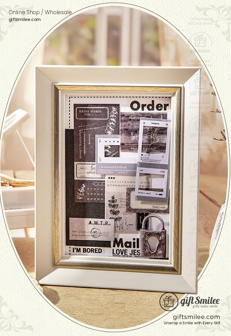 Matte Pet Die‑Cut 40Mm × 2M Vintage Calendar Labels Decorative Washi Tape | KS-RT-1755