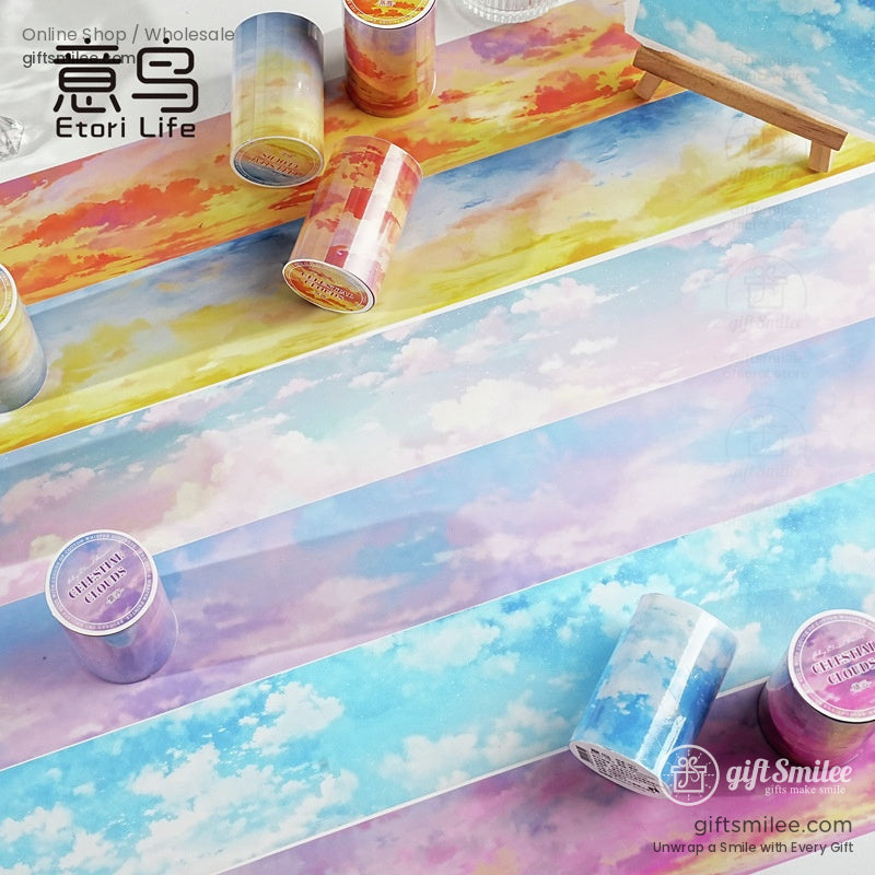 Gradient Sky Clouds 6 Color Pet Tape | KS-RT-1761
