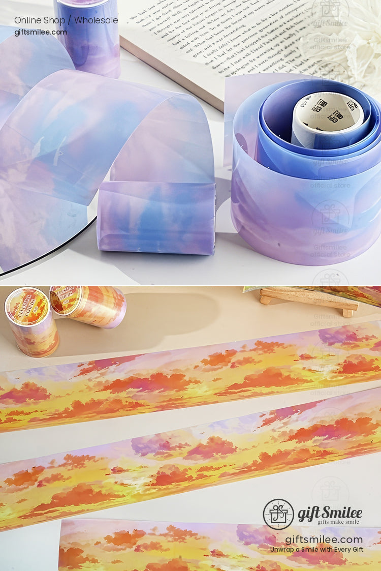 Gradient Sky Clouds 6 Color Pet Tape | KS-RT-1761
