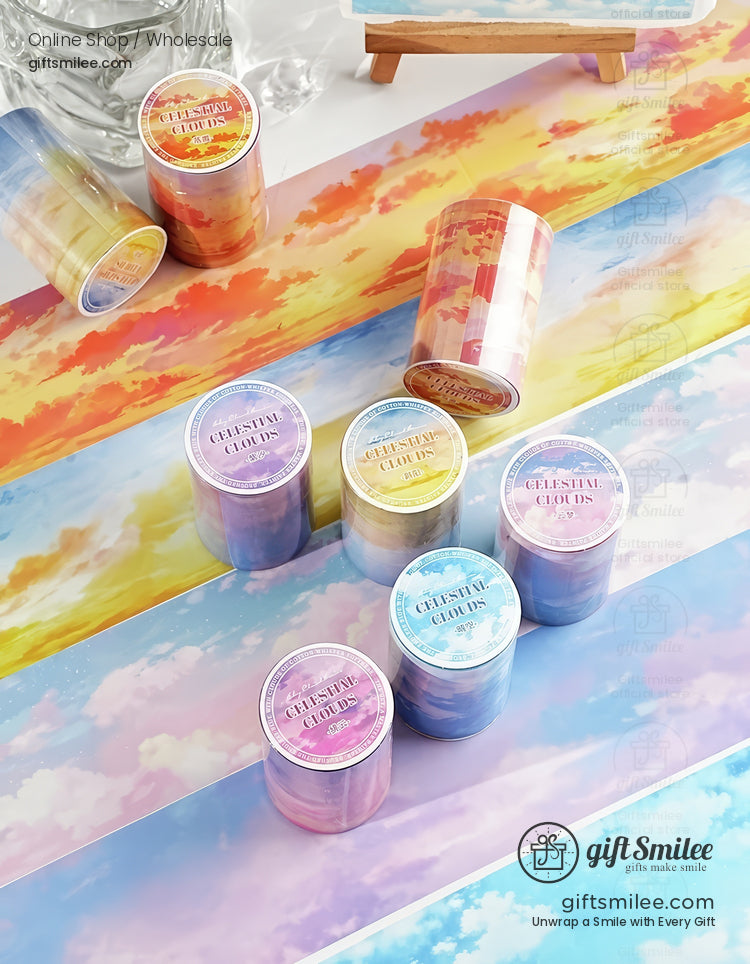 Gradient Sky Clouds 6 Color Pet Tape | KS-RT-1761