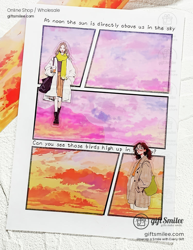 Gradient Sky Clouds 6 Color Pet Tape | KS-RT-1761