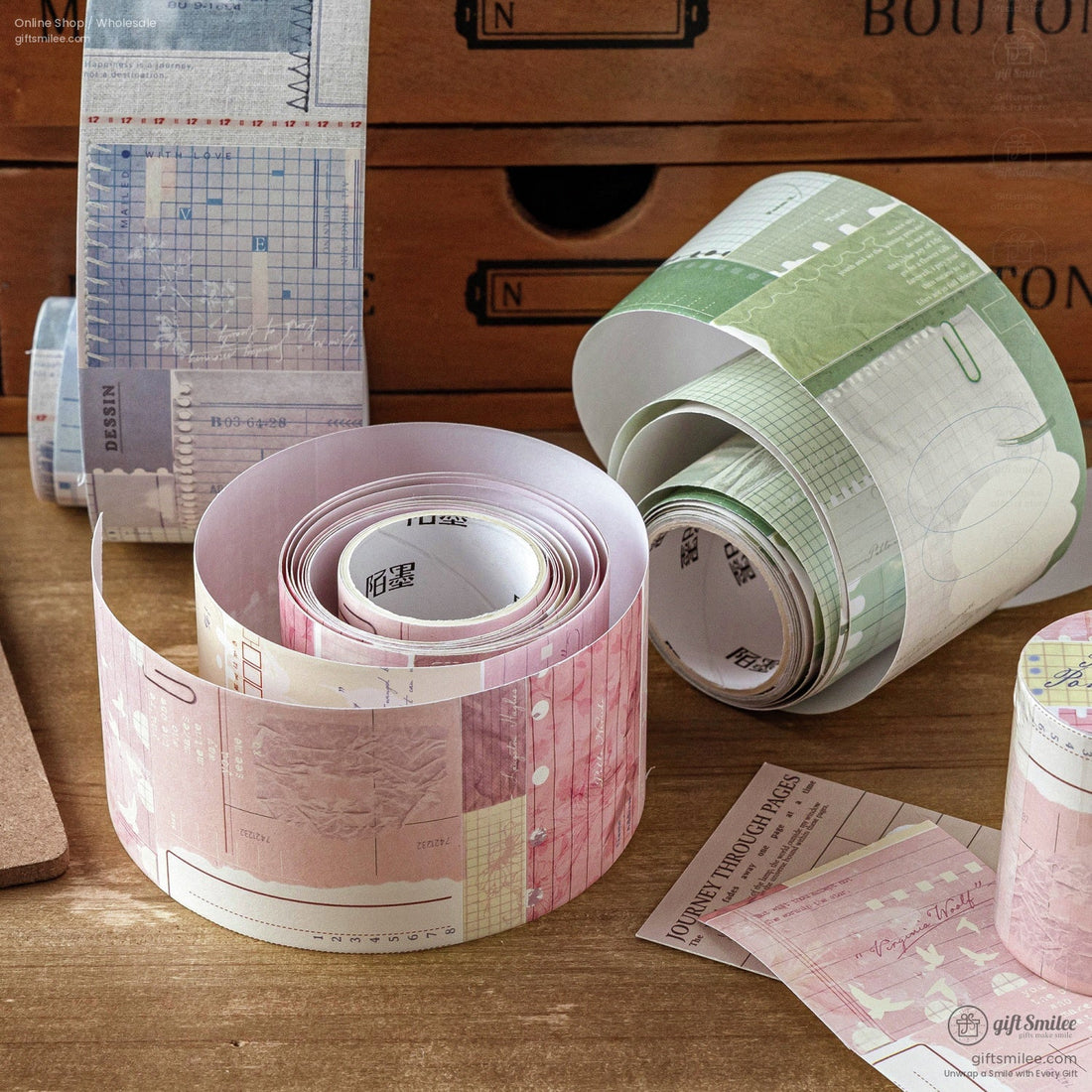 Writable Matte Paper Removable Adhesive Decorative Washi Tape | KS-RT-1766