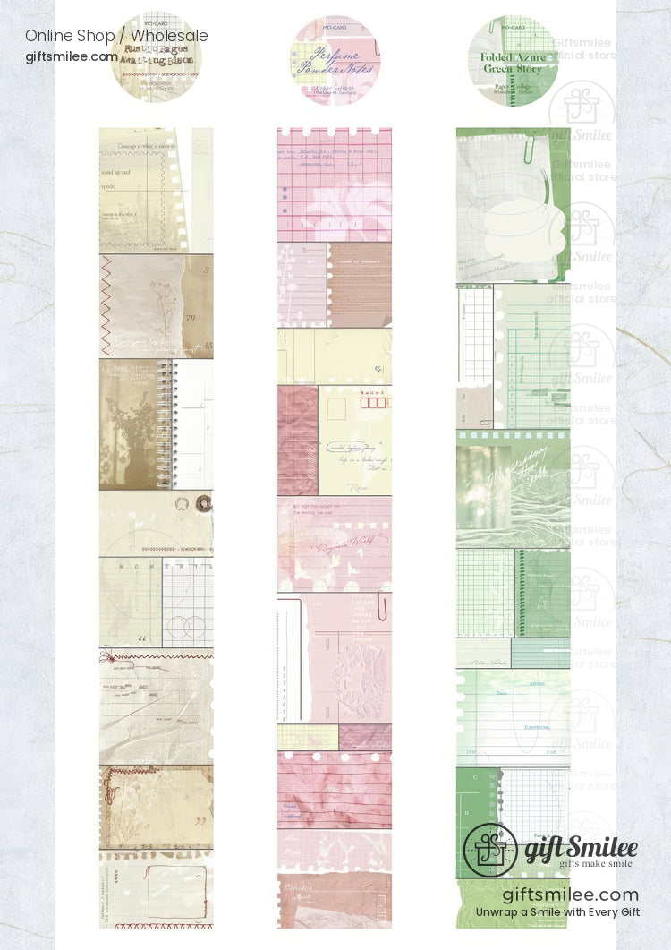 Writable Matte Paper Removable Adhesive Decorative Washi Tape | KS-RT-1766