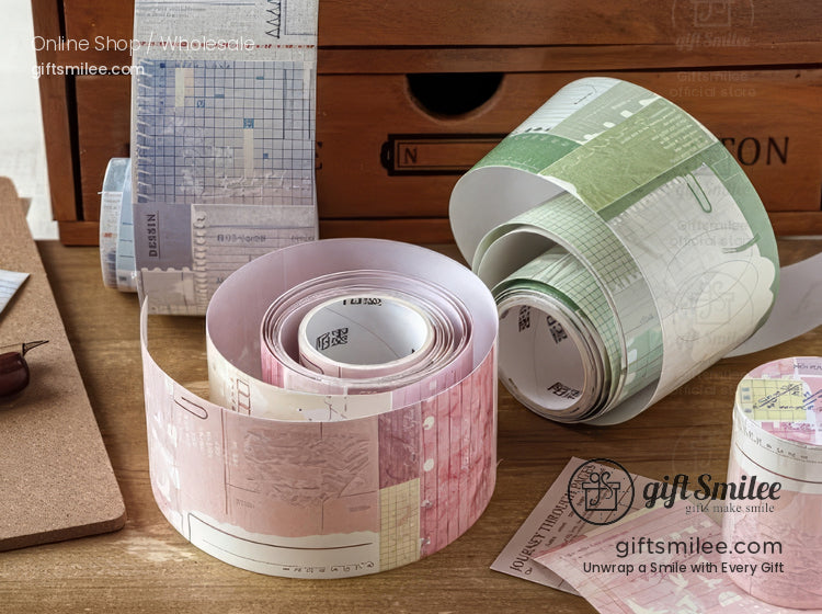 Writable Matte Paper Removable Adhesive Decorative Washi Tape | KS-RT-1766