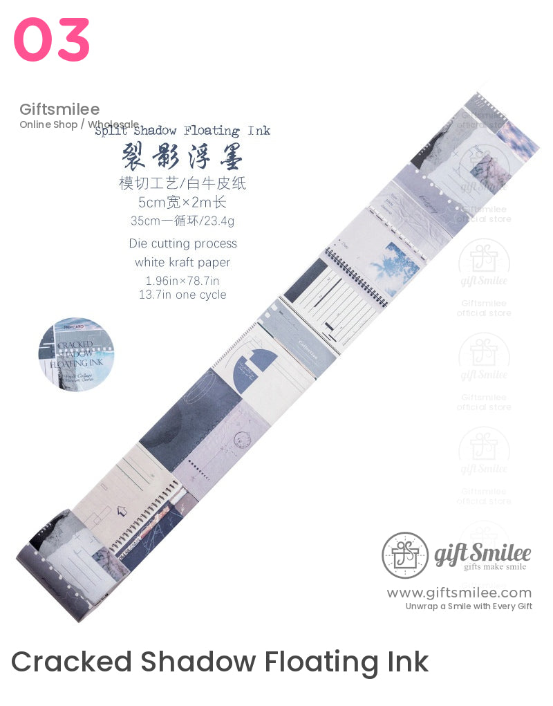 Writable Matte Paper Removable Adhesive Decorative Washi Tape | KS-RT-1766