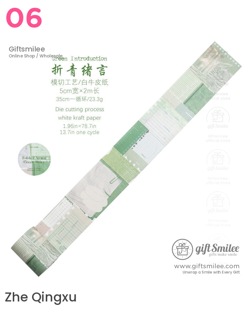 Writable Matte Paper Removable Adhesive Decorative Washi Tape | KS-RT-1766