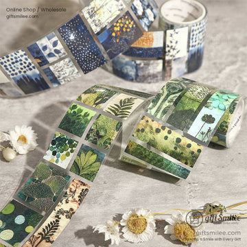 Transparent Pre‑Cut Mosaic Patterns Decorative Sticker Tape | KS-RT-1785