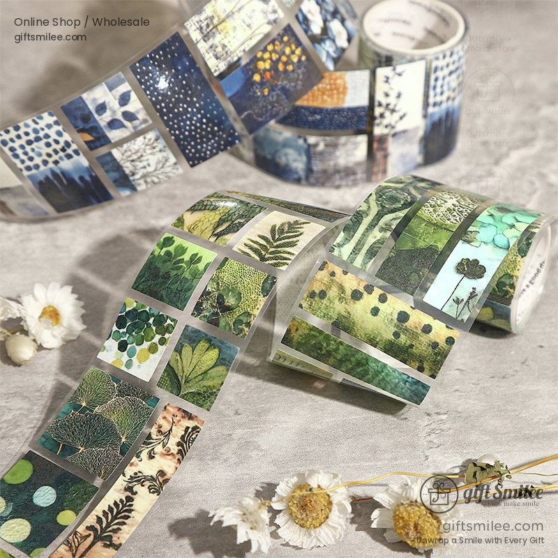 Transparent Pre‑Cut Mosaic Patterns Decorative Sticker Tape | KS-RT-1785