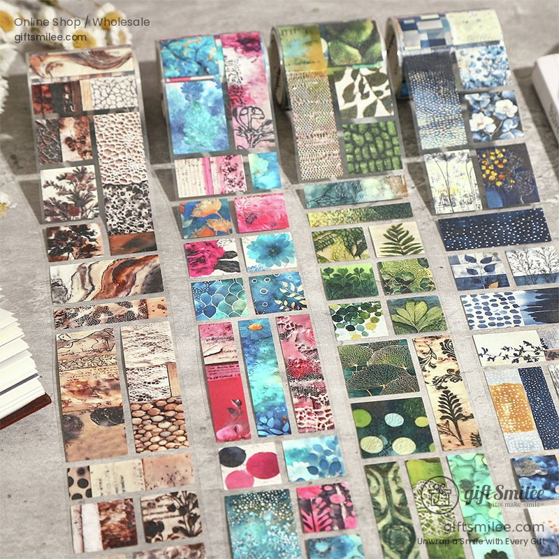 Transparent Pre‑Cut Mosaic Patterns Decorative Sticker Tape | KS-RT-1785