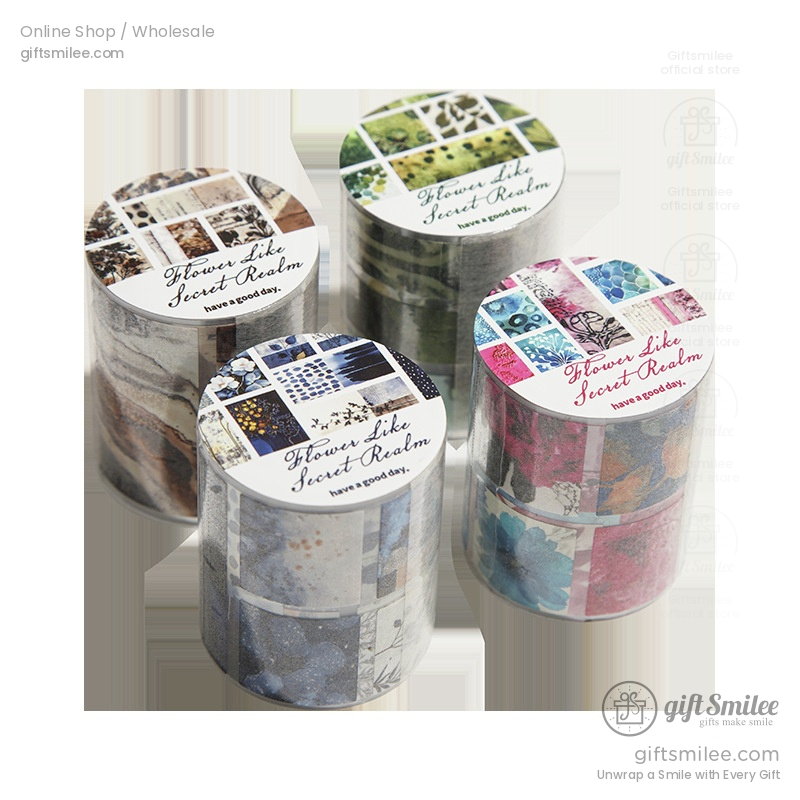 Transparent Pre‑Cut Mosaic Patterns Decorative Sticker Tape | KS-RT-1785