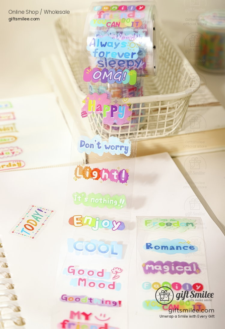 A Week Of Dopamine Decorative Sticker Tape | KS-RT-1794