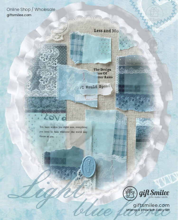 Vintage Lace Patchwork Translucent Wide Washi Tape | KS-RT-1809