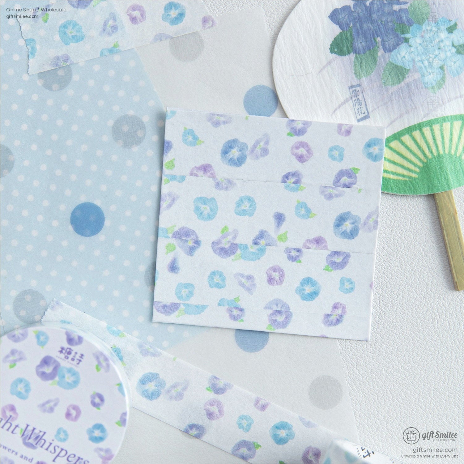 Wide Washi Floral Pastel Series Washi Tape | KS-RT-1810