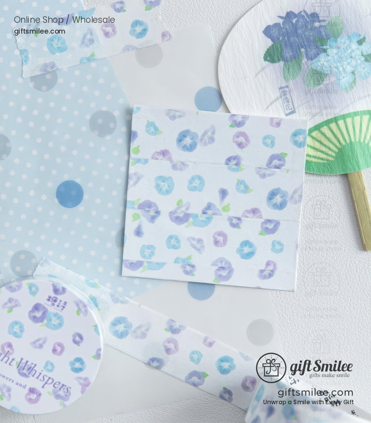 Wide Washi Floral Pastel Series Washi Tape | KS-RT-1810