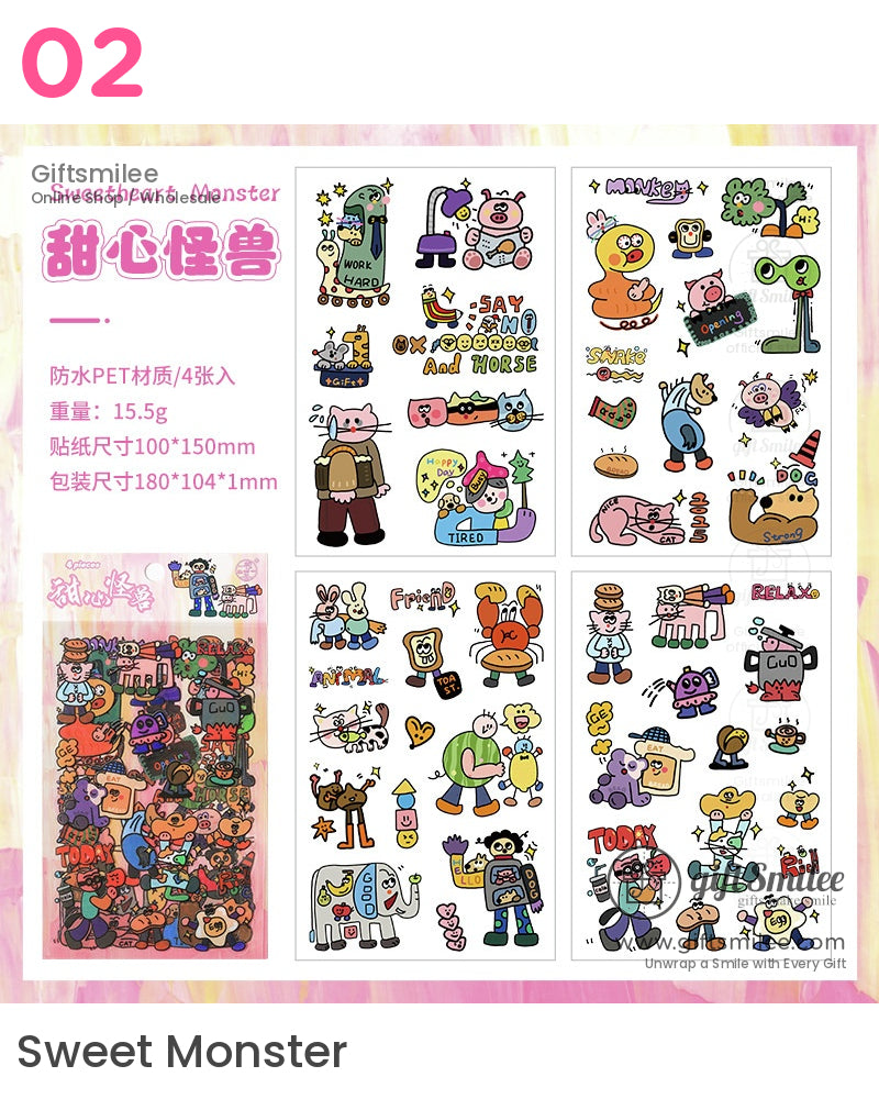 可愛島嶼貼紙 | 規劃師裝飾