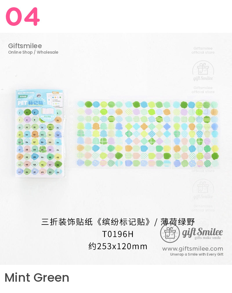 彩色寵物功能計劃貼紙包貼紙 | 卡通