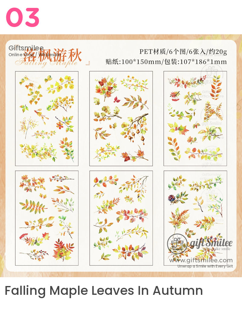 季節性花卉貼紙 | erin condren 