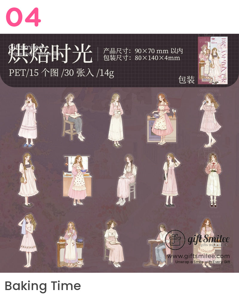 夢幻女孩貼紙包 | 韓語短語