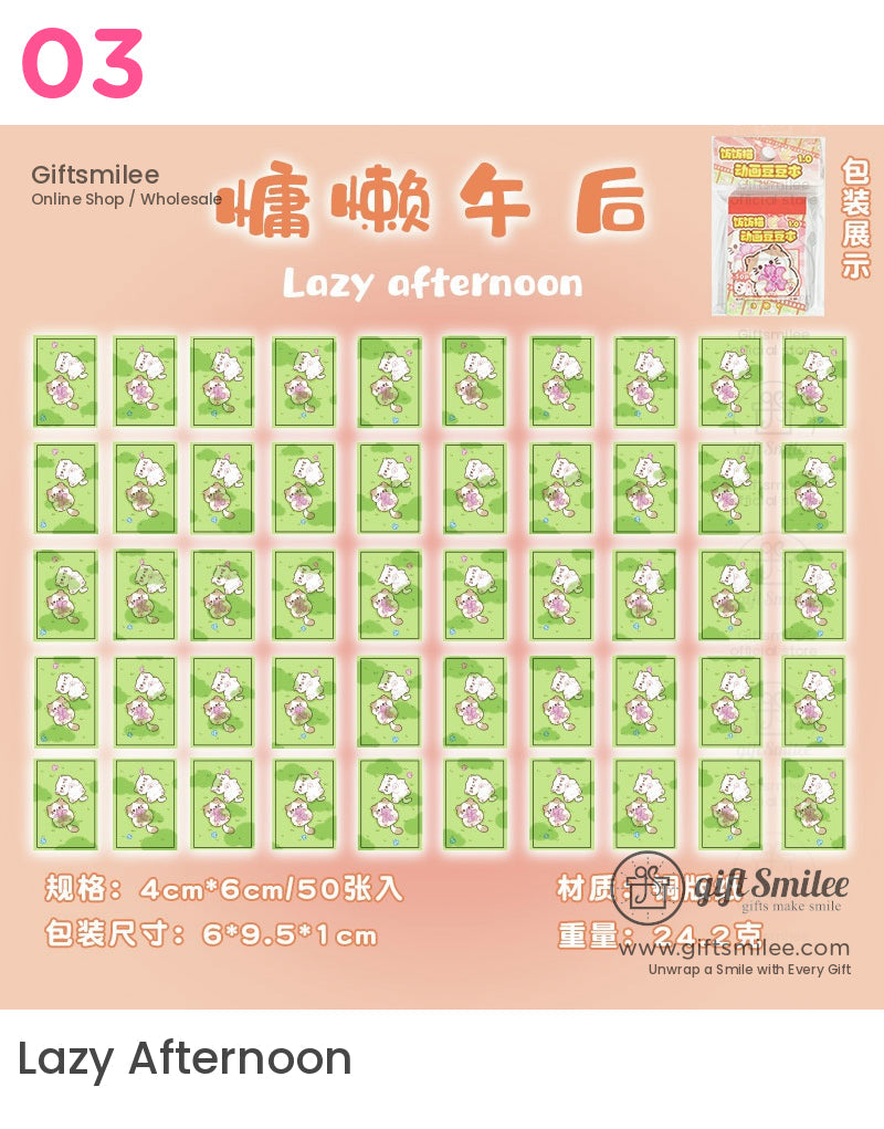 可愛貓咪主題迷你貼紙書 | KS-SA-3964 