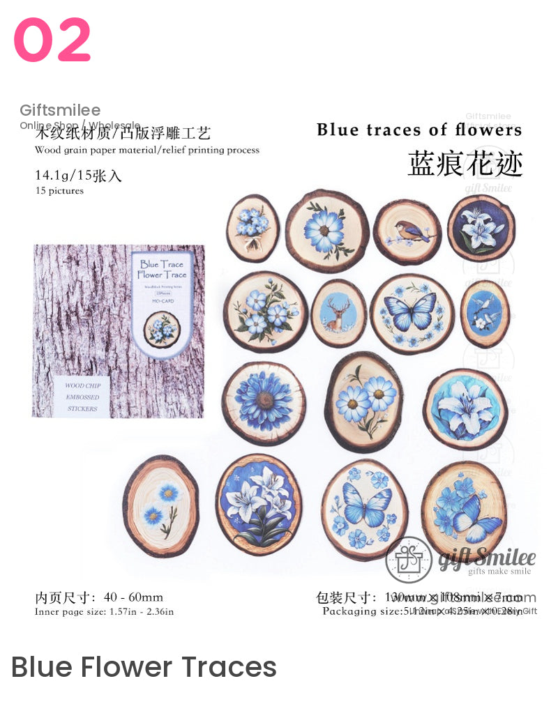 復古浮雕壓花貼紙包 | KS-SA-4110 