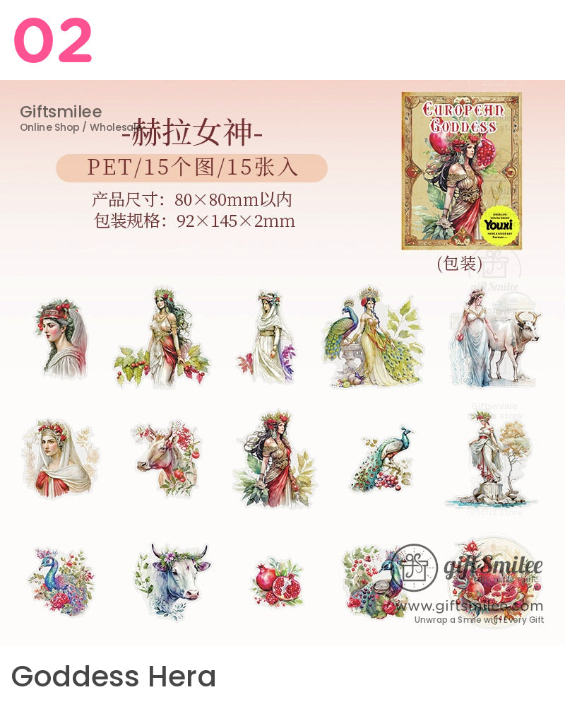 歐洲女神貼紙包 | KS-SA-4138 