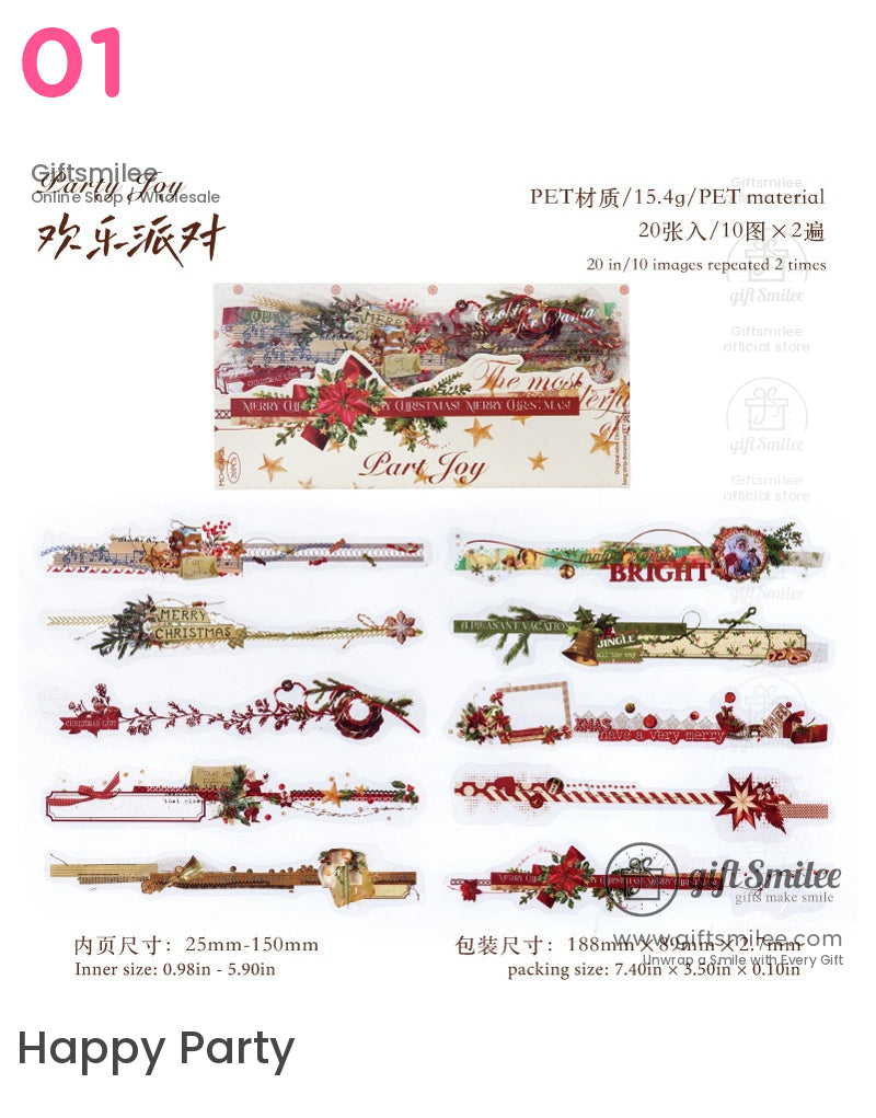 聖誕節邂逅貼紙包 | KS-SA-4147 