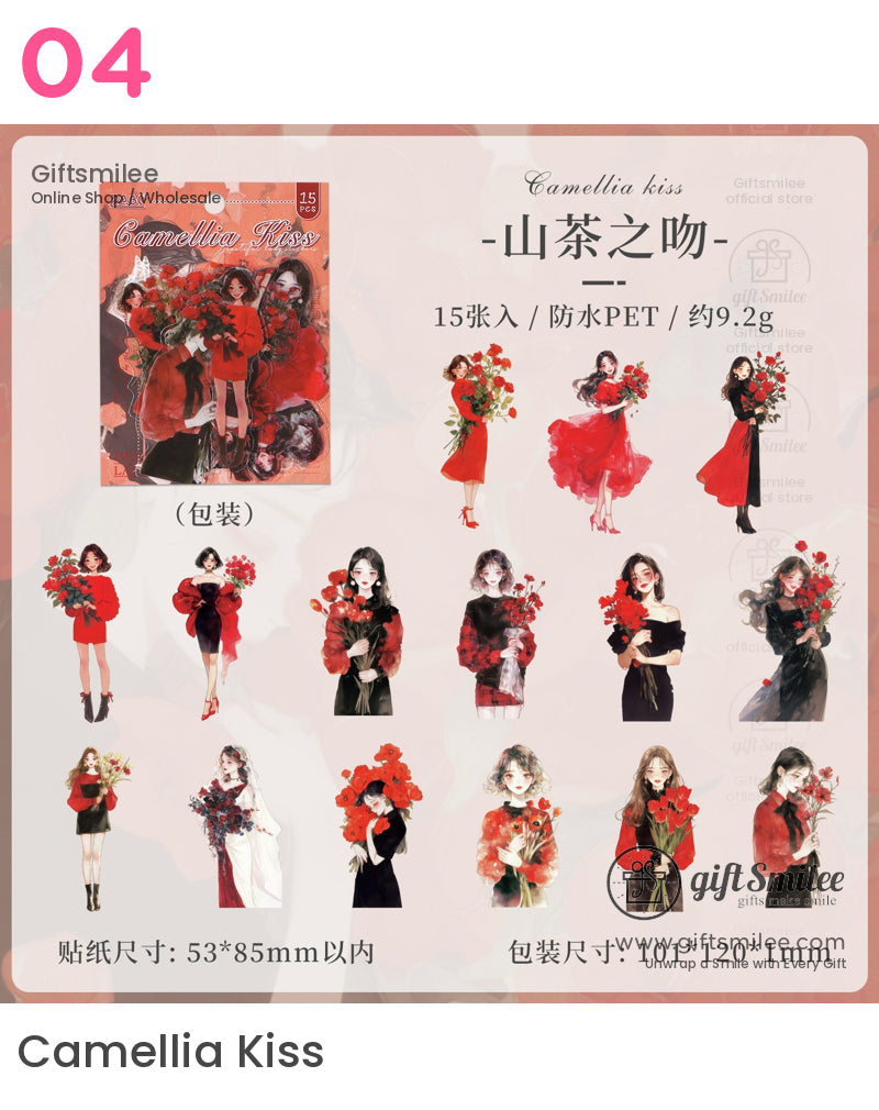 優雅女士貼紙包 | KS-SA-4156 