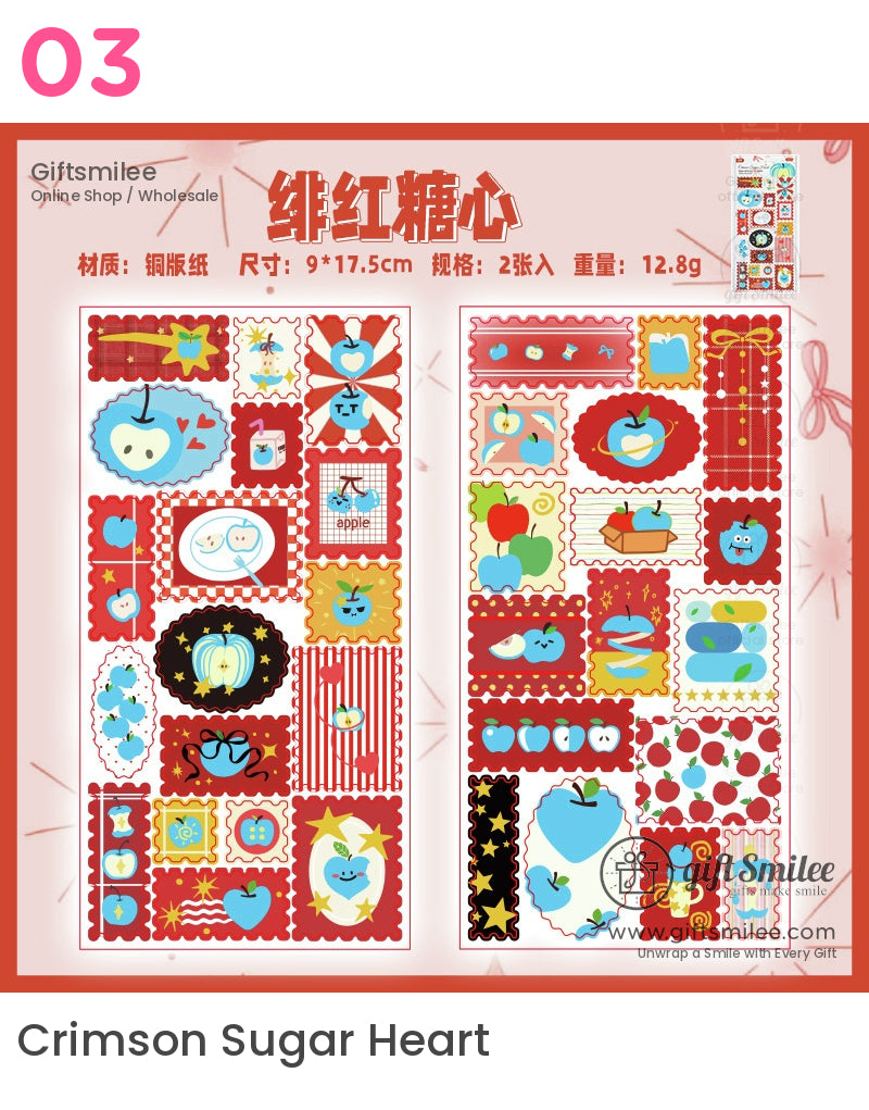 蘋果宇宙貼紙| KS-SA-4158 
