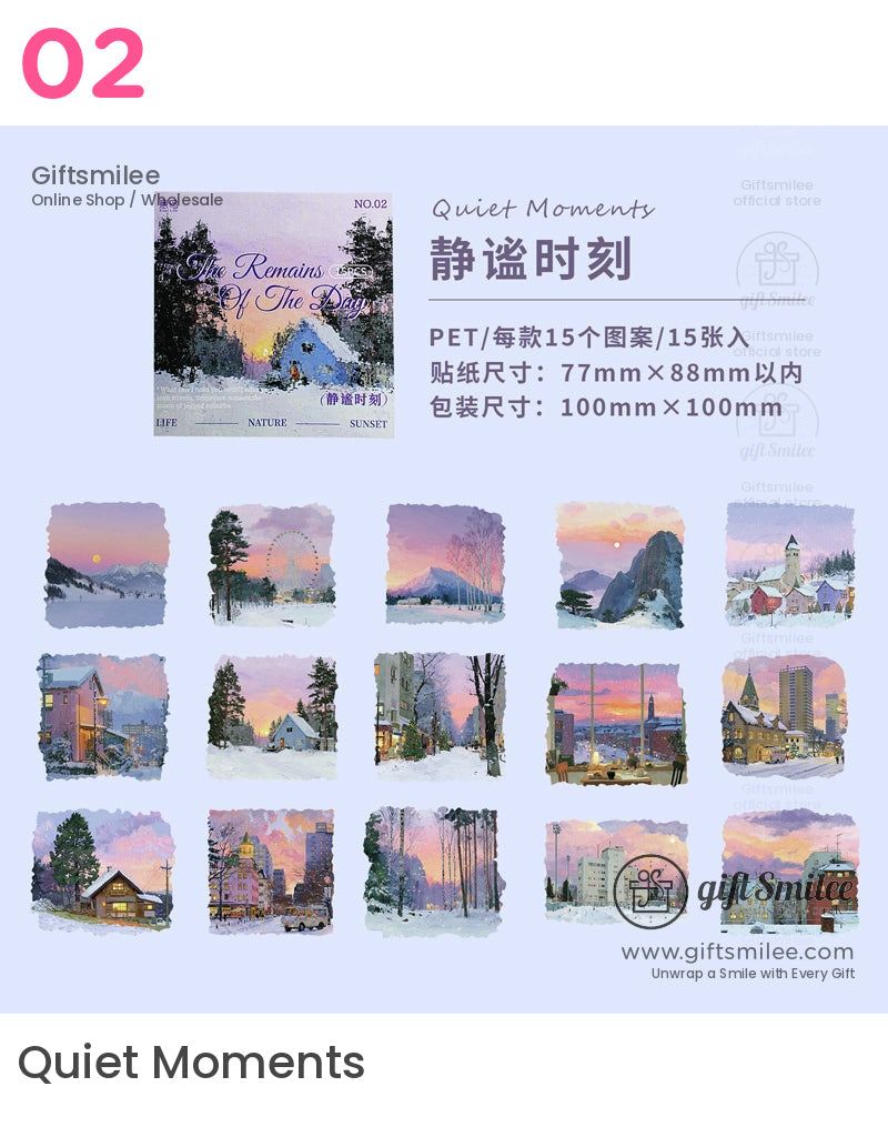 一天結束貼紙包 | KS-SA-4203 